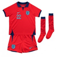 England Jude Bellingham #22 Bortaställ Barn VM 2022 Korta ärmar (+ Korta byxor)